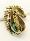 Ekveer Green Horse Men's Brooch