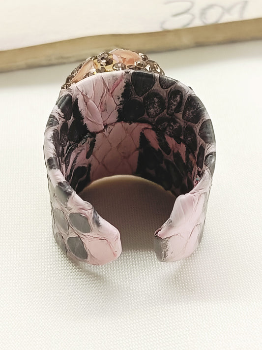 Anwesha Pink Western Finger Ring