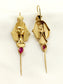 Rivan Majenta Egyptian Revival Men's Earrings
