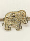 Shaurya Black Elephant Brooch
