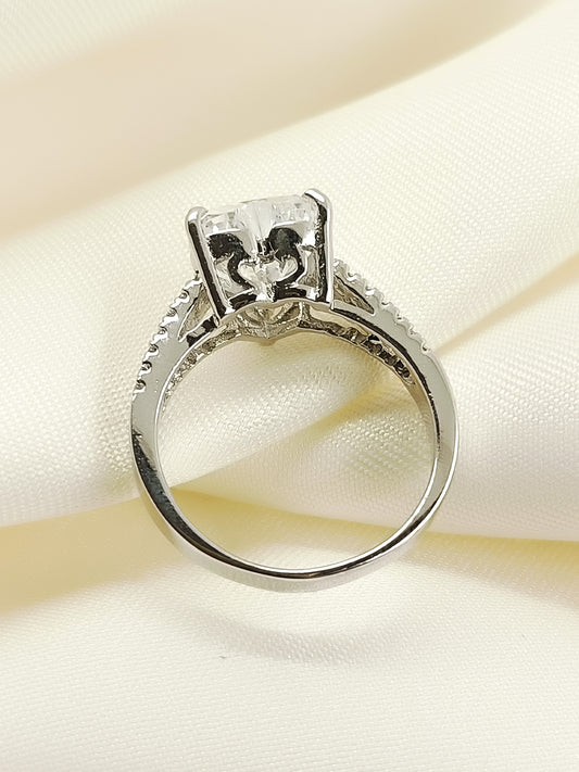 Nazo 92.5 Silver Swarovski Stone Finger Ring