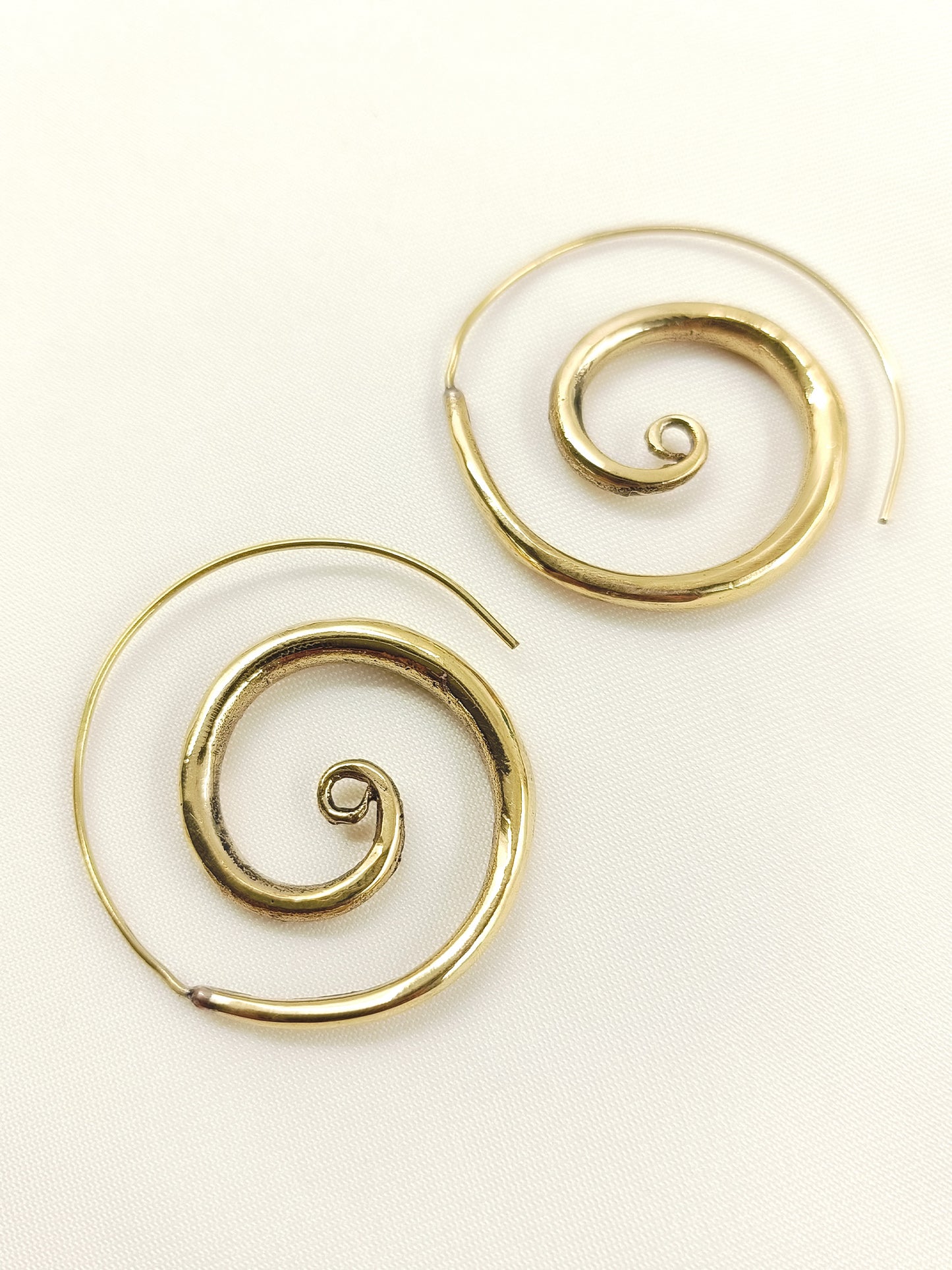 Riz Golden Men's Earrings