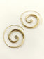 Riz Golden Men's Earrings