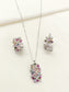 Samaira Multi Colour American Diamond Pendant Set