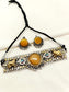 Richa Multi Colour Oxidized Choker Set