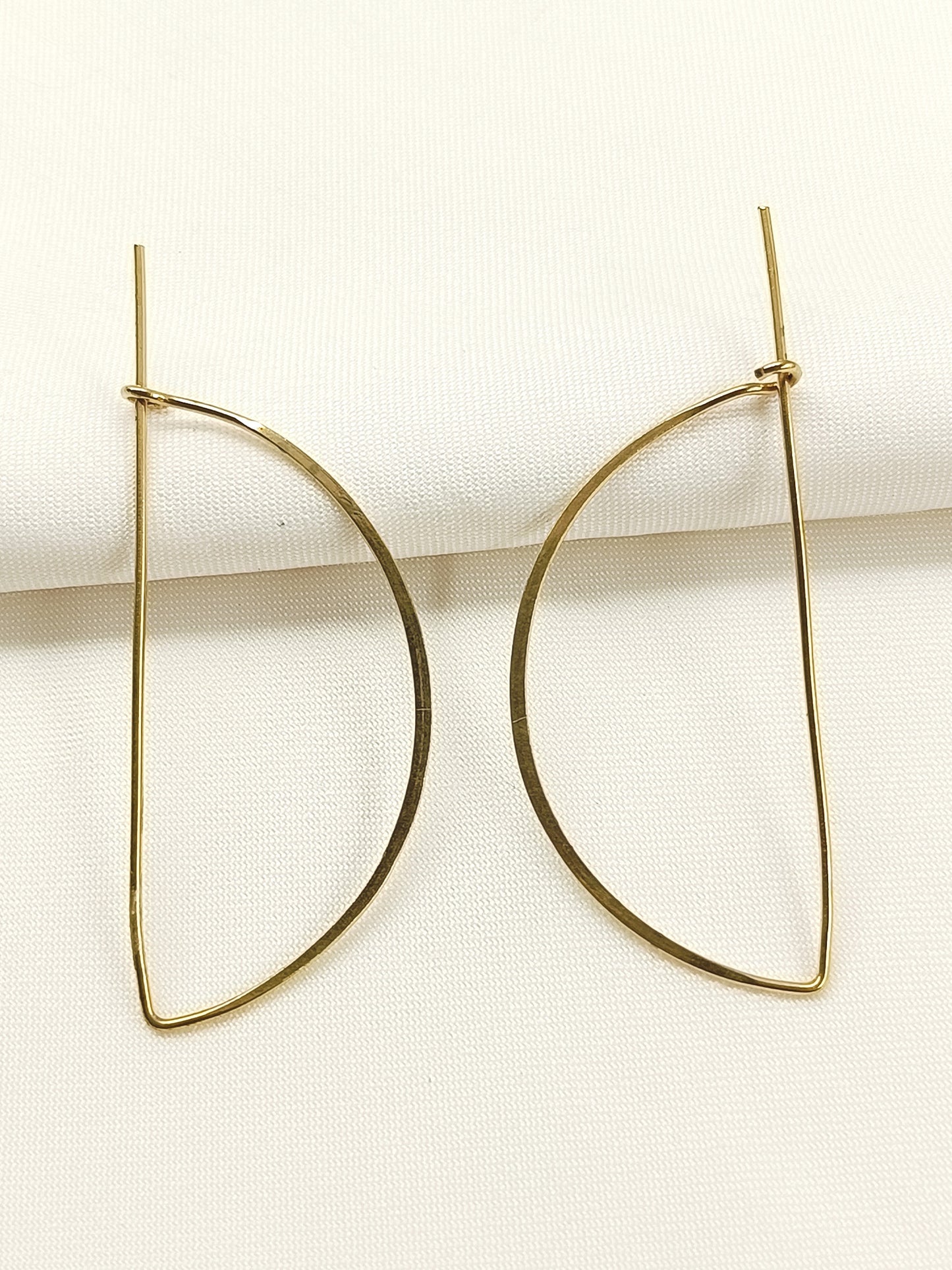 Aarvan Golden Men's Earrings