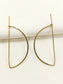 Aarvan Golden Men's Earrings