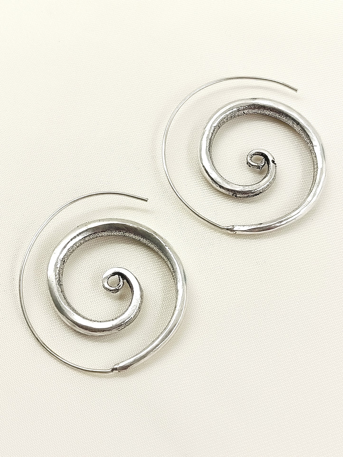 Hemal Silver Men's Earrings