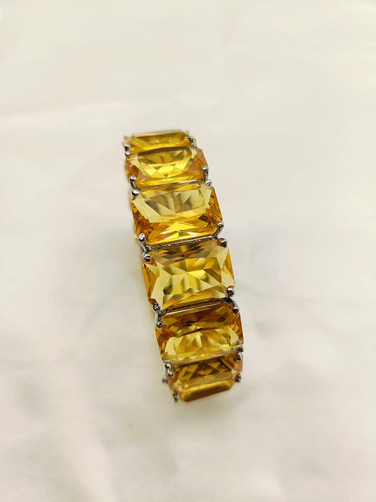 Stafen Yellow Swarovski Stone Bracelet