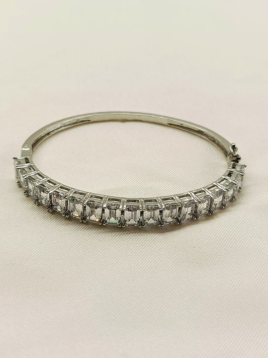 Ariana White American Diamond Bracelet