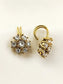 Kania White Floral Kundan Ear Cuffs