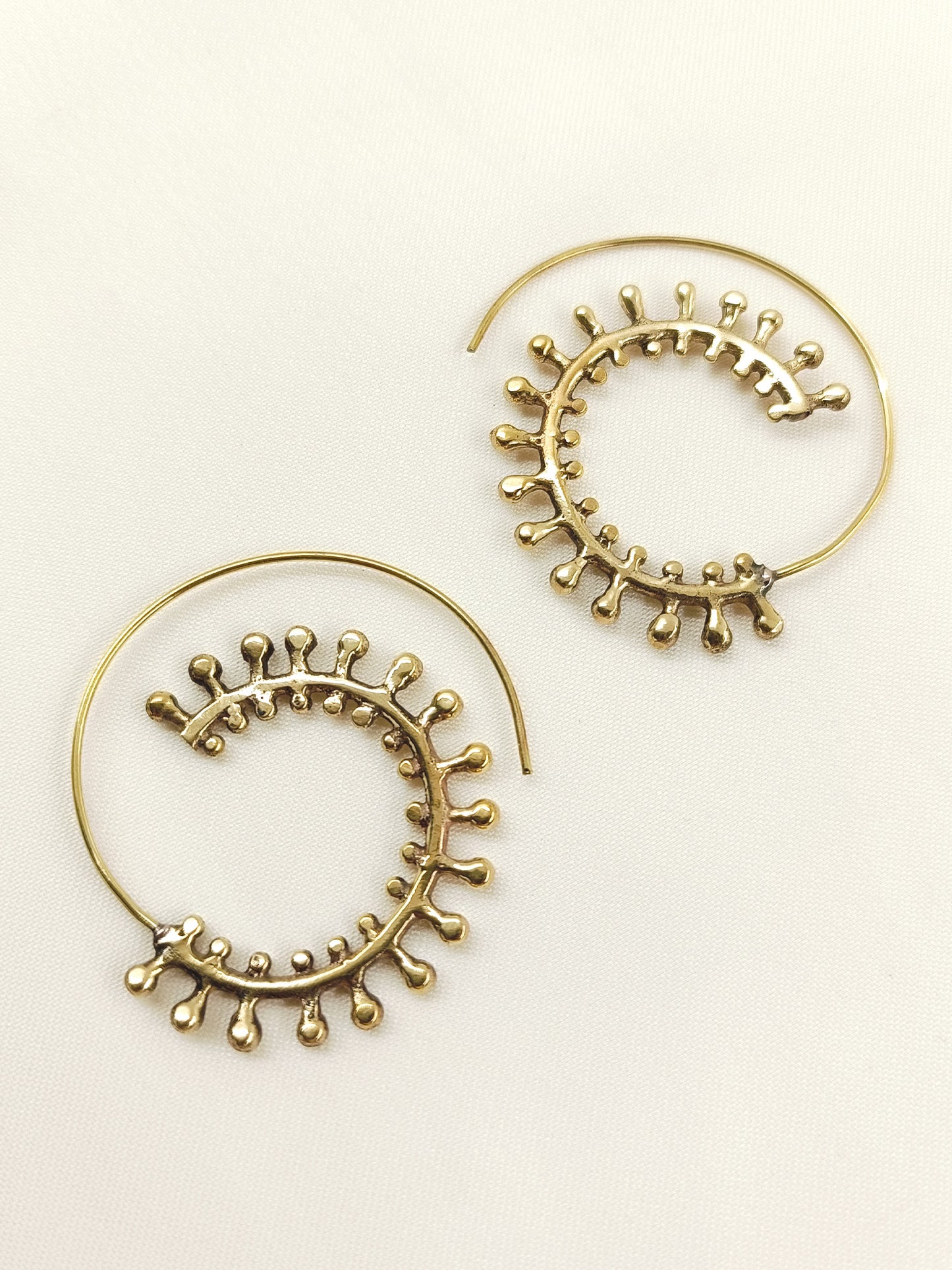 Bernadette Golden Men's Earrings