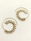 Bernadette Golden Men's Earrings