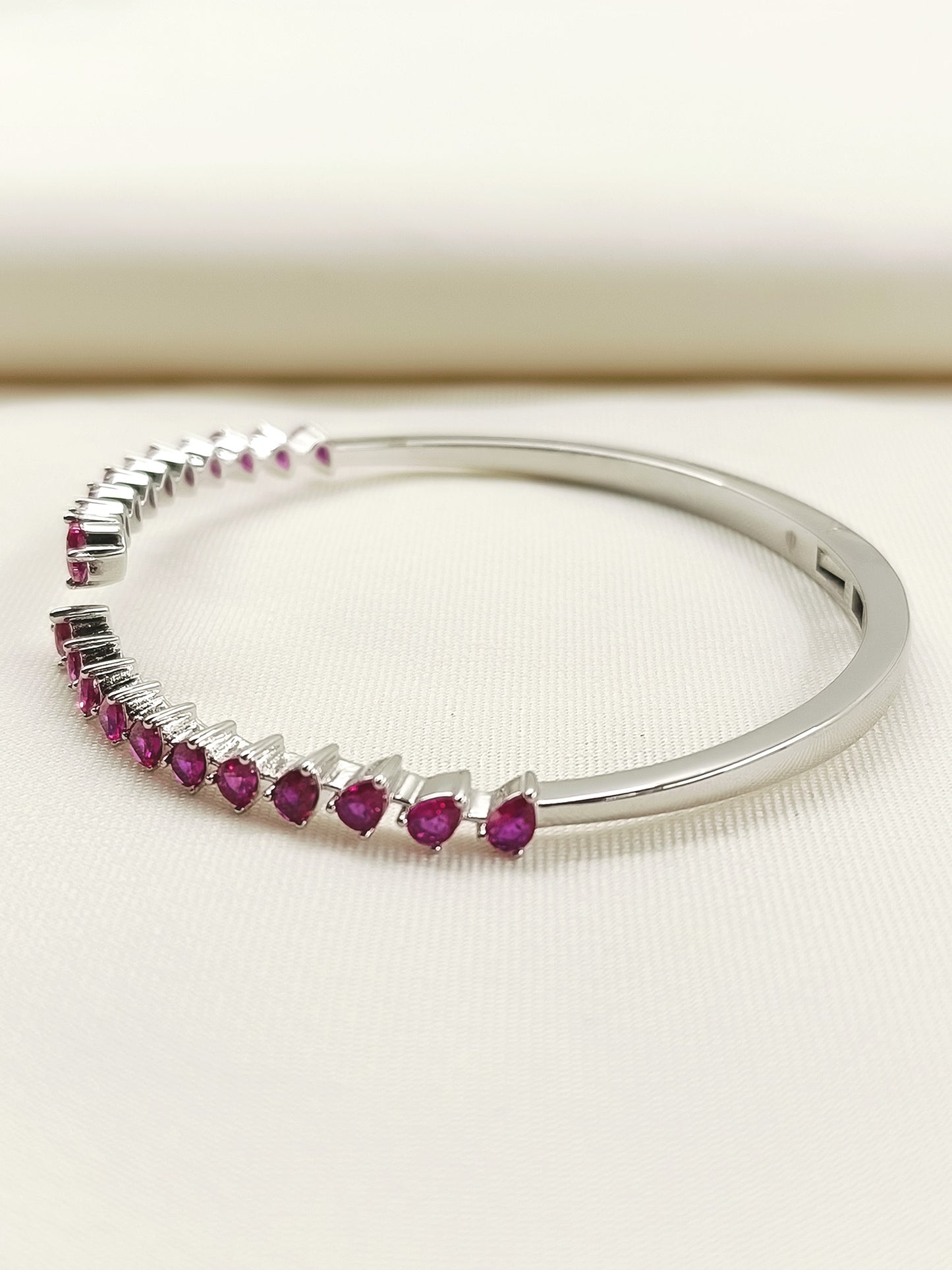 James Ruby American Diamond Bracelet