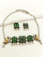 Annette Green Peacock Oxidized Choker Set