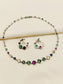 Haisley Multi Colour American Diamomd Necklace Set