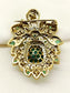 Aarohan Green Elephant Men's Brooch