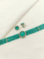 Shravani Green American Diamond Choker Set