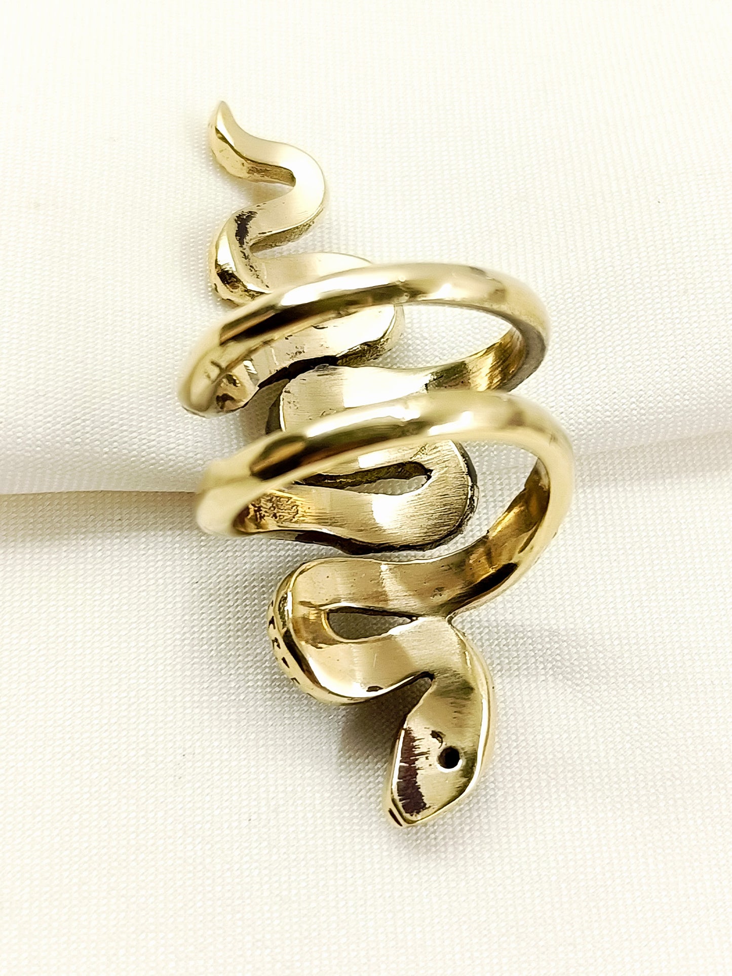 Jai Golden Snake Men's Finger Ring