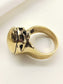 Adahat Golden Men's Finger Ring