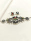 Geolina Black Oxidized Choker Set