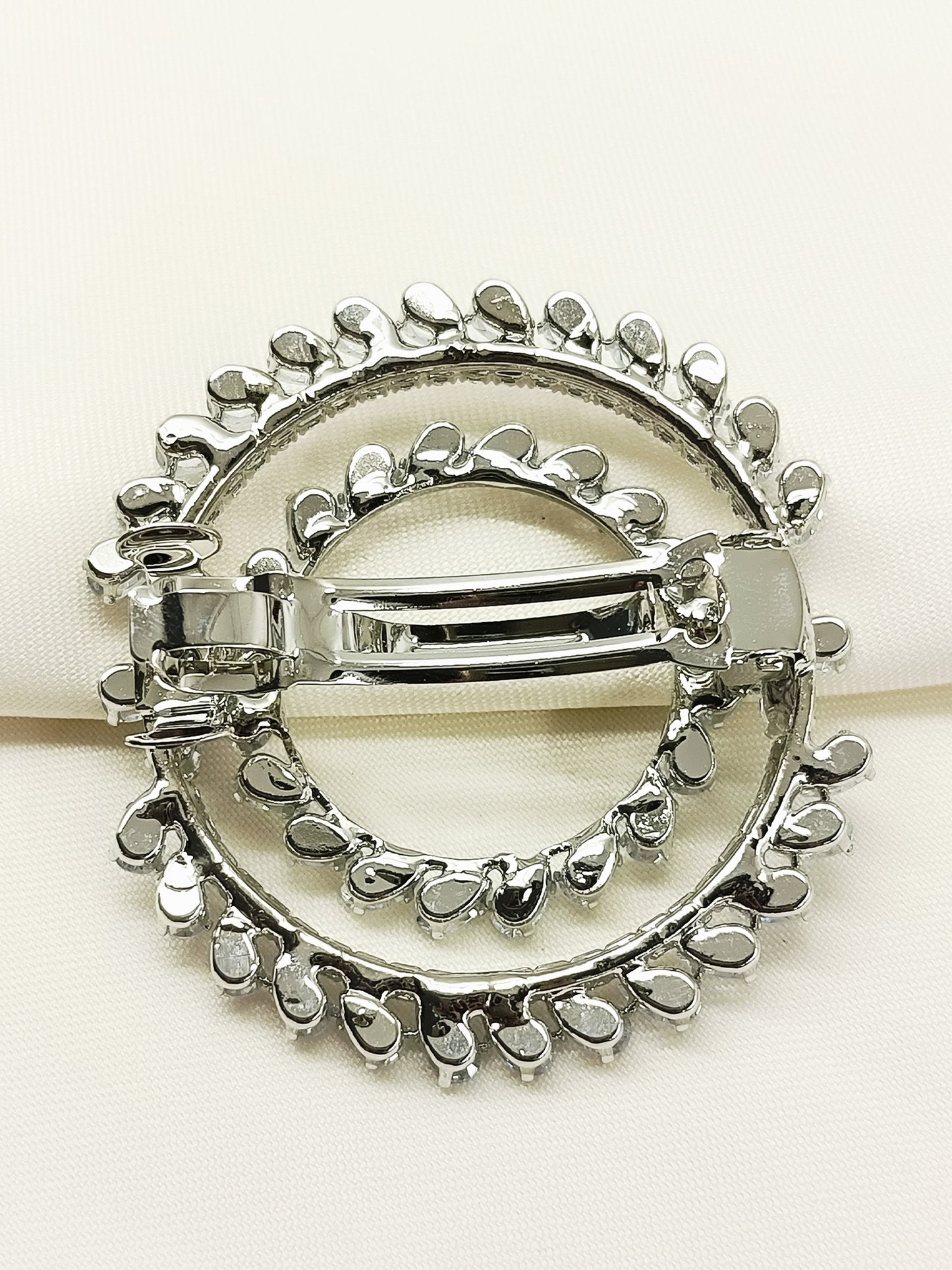 Juniper Silver Hair Brooch