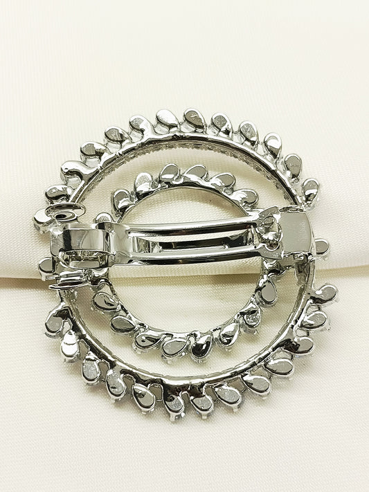 Juniper Silver Hair Brooch