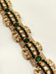 Ajuri Green Kundan Bracelet