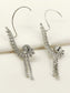 Suhasini White American Diamond Earrings