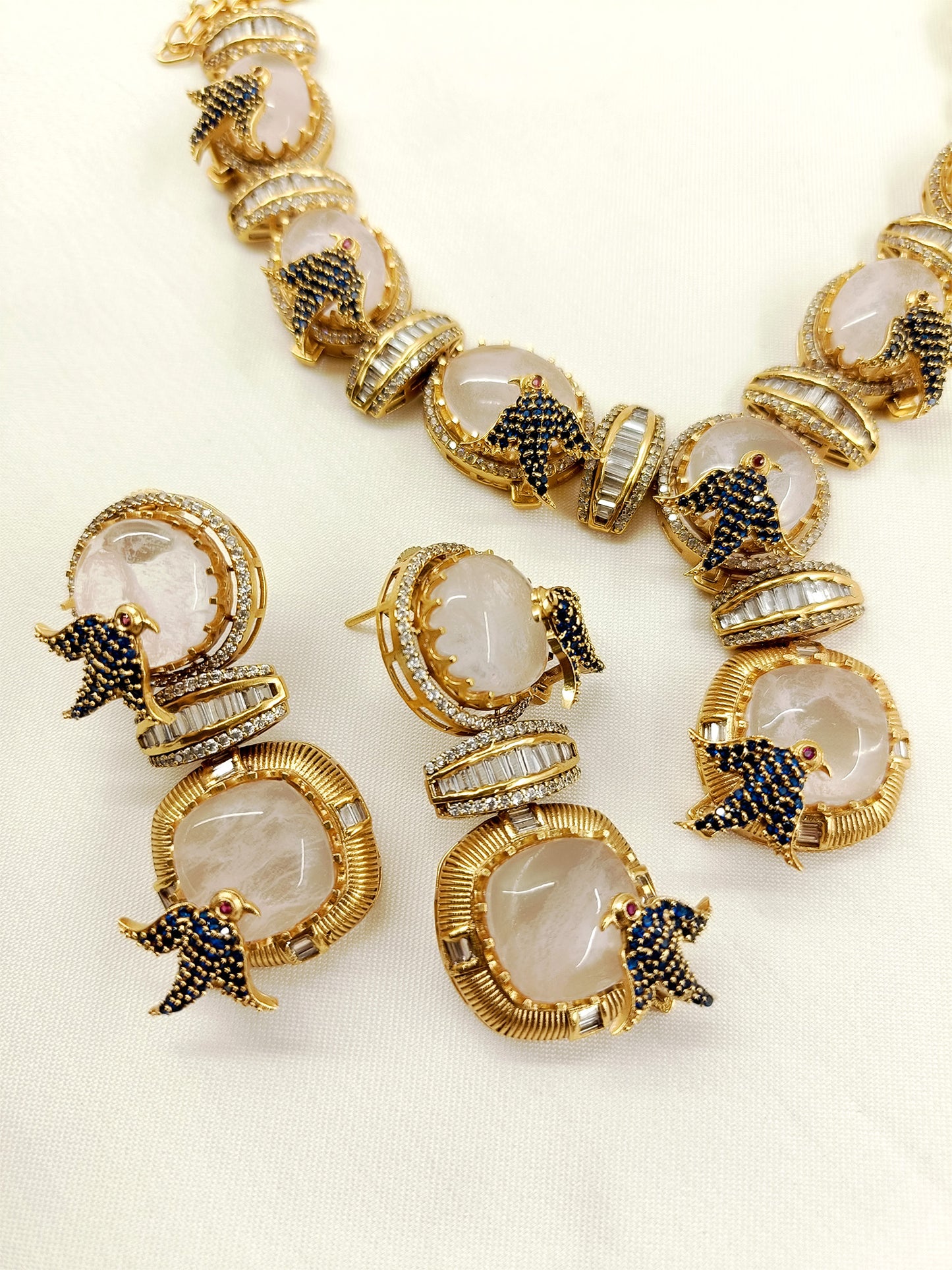 Dakini Pink Boutique Necklace Set