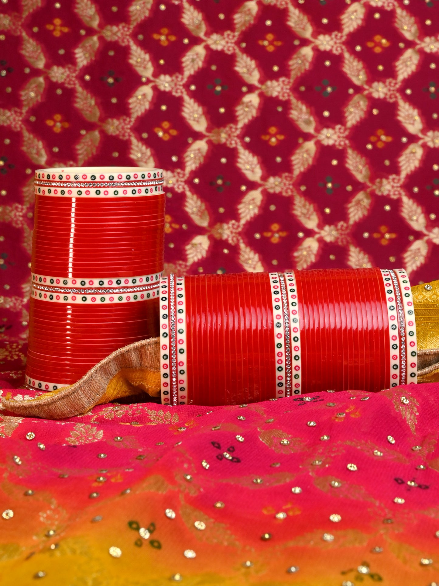 Sangeeta Bridal Red Chura Set