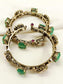 Malleshwari Mint Green Kundan Bangles