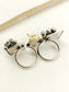 Abhiprithi Cream Oxidized Finger Ring