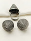Rishima Plain Oxidized Tops With Finger Ring