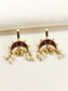 Hoor Ruby Gold Plated Kundan Ear Cuff  [ Price is for Pair ]
