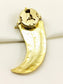 Aryav White Wagh Nakh Kundan Collar Men's Brooch