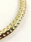 Puneet Golden Hammered Thick Hasli Styled Men's Neckpiece