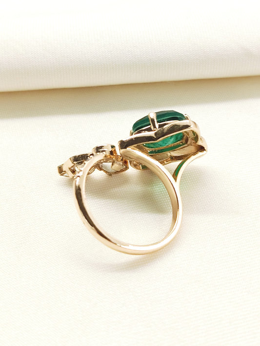 Anindita Multi Colour Kundan Finger Ring