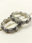 Alaya Silver Oxidized Floral Jaali Bangles