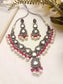 Poornima Pink Kundan Necklace Set
