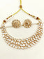 Gouhar White Kundan Choker Set