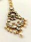 Naitra White Kundan Teeka