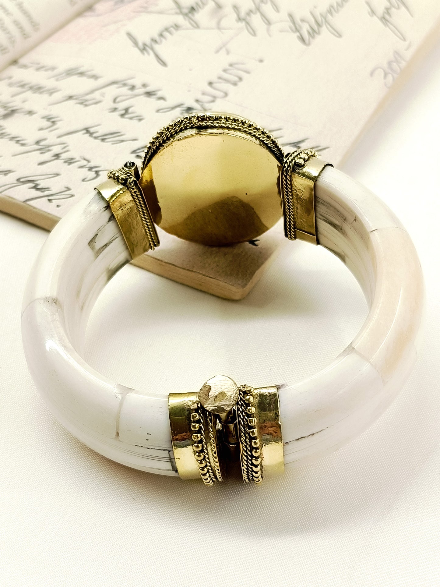 Pravik Brown Bone Men's Bracelet
