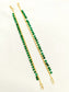 Bhagyalaxmi Green Traditional Ear Chain