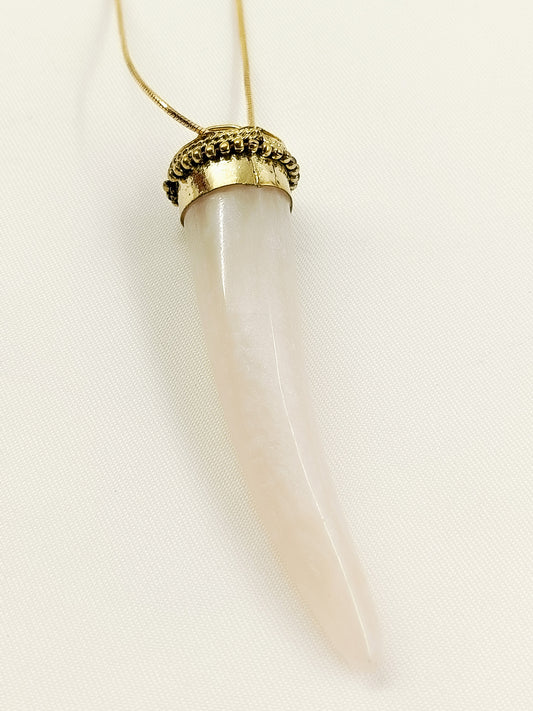 Athvik Rose Gold Bone Men's Neckpiece