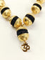 Ranbir Golden Men's Rudraksha Mala with Om Pendant
