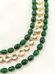 Prakash Green Groom Beads Neckpiece