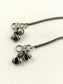 Yagvi Oxidized Silver Anklet Pair