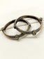 Abhinta White Oxidized Bangles