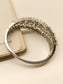 Anita White Pearl American Diamond Bracelet